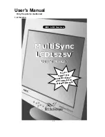 Preview for 4 page of NEC MultiSync LCD1525VA Service Manual