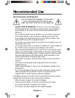 Preview for 14 page of NEC MultiSync LCD1530V User Manual