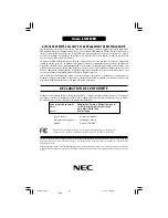 Preview for 47 page of NEC MultiSync LCD1545V User Manual