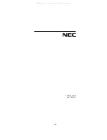 Preview for 29 page of NEC MultiSync LCD1550V-1-B Service Manual