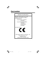 Предварительный просмотр 3 страницы NEC MultiSync LCD1550VM User Manual