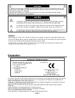 Preview for 2 page of NEC MultiSync LCD1701 User Manual