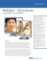Preview for 1 page of NEC MultiSync LCD1735NXM Specifications