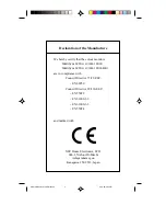 Preview for 3 page of NEC MultiSync LCD1810X User Manual