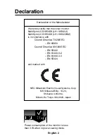 Предварительный просмотр 3 страницы NEC MultiSync LCD1850DX User Manual