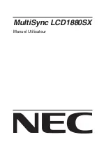 Preview for 22 page of NEC MultiSync LCD1880SX-BK User Manual