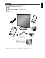 Preview for 5 page of NEC MultiSync LCD1970GX  LCD1970GX LCD1970GX User Manual