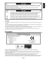 Preview for 3 page of NEC MultiSync LCD1990FXp User Manual