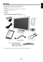 Preview for 5 page of NEC MultiSync LCD20WGX2 User Manual