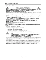 Предварительный просмотр 11 страницы NEC MultiSync LCD225WNXM User Manual