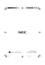 Preview for 30 page of NEC MultiSync LCD225WXM-BK User Manual