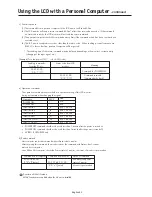 Предварительный просмотр 31 страницы NEC MultiSync LCD3210  LCD3210 LCD3210 User Manual