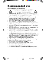 Предварительный просмотр 8 страницы NEC MultiSync LCD400V User Manual