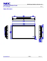 Preview for 3 page of NEC MultiSync LCD5220 Installation Manual