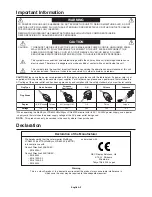 Preview for 4 page of NEC MultiSync LCD6520L User Manual