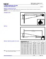 Предварительный просмотр 2 страницы NEC MultiSync LT280 Installation Manual