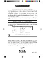 Preview for 20 page of NEC MultiSync M500 User Manual