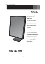 Preview for 22 page of NEC MultiSync MD21GS-3MP Installation & Maintenance Manual