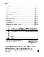 Preview for 2 page of NEC MultiSync MD301C4 Installation & Maintenance Manual