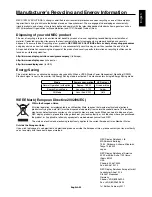 Preview for 37 page of NEC MultiSync MD301C4 Installation & Maintenance Manual