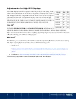 Предварительный просмотр 3 страницы NEC MultiSync P Series Quick Start Manual