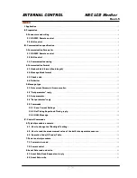 Preview for 1 page of NEC MultiSync P402 Manual