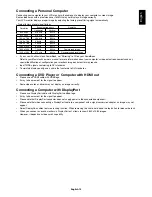 Preview for 17 page of NEC MultiSync P402 User Manual