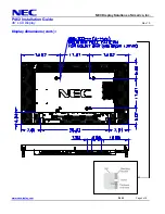 Preview for 4 page of NEC MultiSync P462 Installation Manual