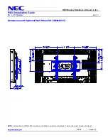 Предварительный просмотр 8 страницы NEC MultiSync P462 Installation Manual
