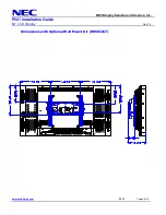 Preview for 8 page of NEC MultiSync P521 Installation Manual