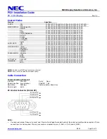 Preview for 10 page of NEC MultiSync P521 Installation Manual