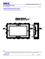 Preview for 2 page of NEC MultiSync P551 Installation Manual
