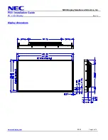 Preview for 3 page of NEC MultiSync P551 Installation Manual