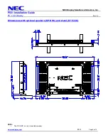Preview for 5 page of NEC MultiSync P551 Installation Manual