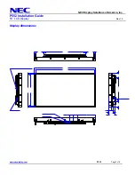 Предварительный просмотр 3 страницы NEC MultiSync P552 Installation Manual