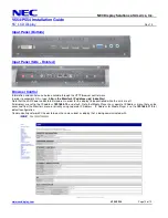 Preview for 10 page of NEC MultiSync P554 Installation Manual
