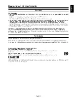 Preview for 3 page of NEC MultiSync P702 User Manual