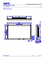 Preview for 3 page of NEC MultiSync S521 Installation Manual