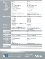 Предварительный просмотр 2 страницы NEC MultiSync SC40 Brochure