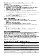 Preview for 13 page of NEC MultiSync sound bar 80 User Manual