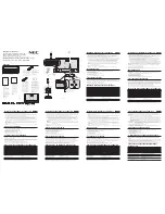 Preview for 1 page of NEC MultiSync Soundbar Pro Quick Start Manual
