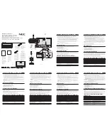 NEC MultiSync Soundbar Pro Quick Start Manual preview