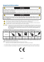 Предварительный просмотр 6 страницы NEC MultiSync UN462A User Manual