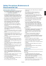 Preview for 7 page of NEC MultiSync UN462VA User Manual