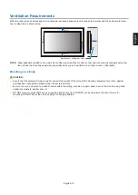 Предварительный просмотр 17 страницы NEC MultiSync UN462VA User Manual