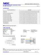 Preview for 6 page of NEC MultiSync UN551S Installation Manual