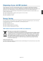 Preview for 129 page of NEC MultiSync UN552 User Manual