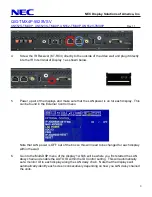Preview for 3 page of NEC MultiSync UN552S-TMX9P Quick Start Manual