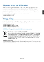 Preview for 129 page of NEC MultiSync UN552V User Manual