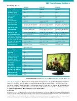 Preview for 3 page of NEC MultiSync V321-DST Detailed Specifications